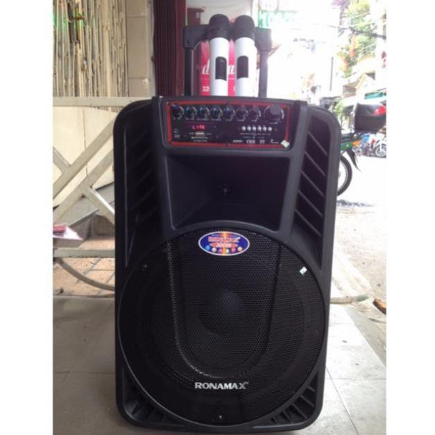 Loa karaoke di động RONAMAX tặng 2 micro ko dây. +