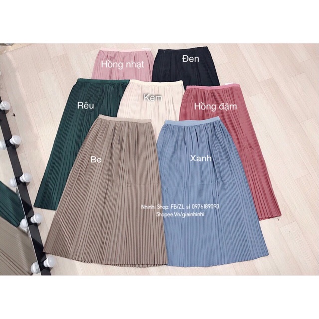 CHÂN VÁY DÀI LY NHỎ - EO CO GIÃN CV1712