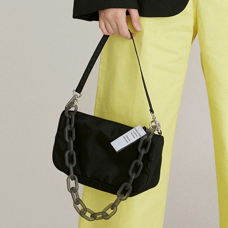Túi đeo vai phối dây xích thời trang cho nữ | BigBuy360 - bigbuy360.vn