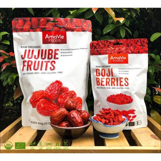Combo Táo đỏ + Kỷ tử hữu cơ AmaVie Foods