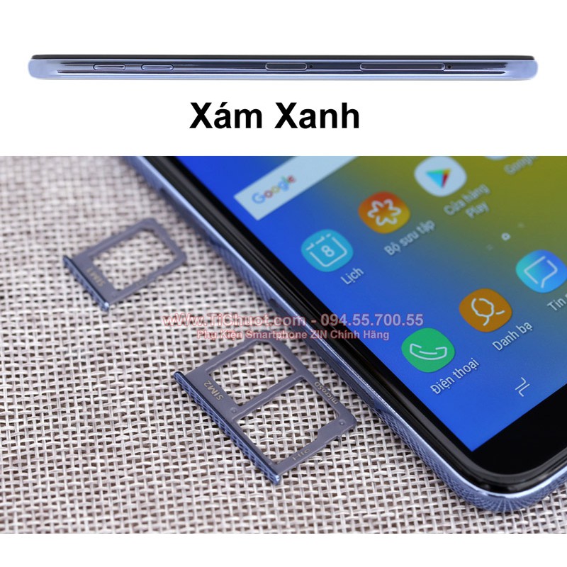 [Chính Hãng] Khay sim Samsung J4 Plus/ J6 Plus ZIN