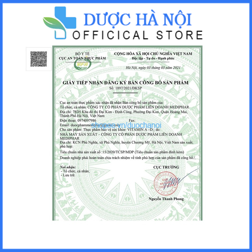 Viên uống Vitamin A D, Omega 3 bổ sung vitamin giảm nguy cơ khô mắt, mỏi mắt, còi xương, hỗ trợ đẹp da, Hộp 100 Viên