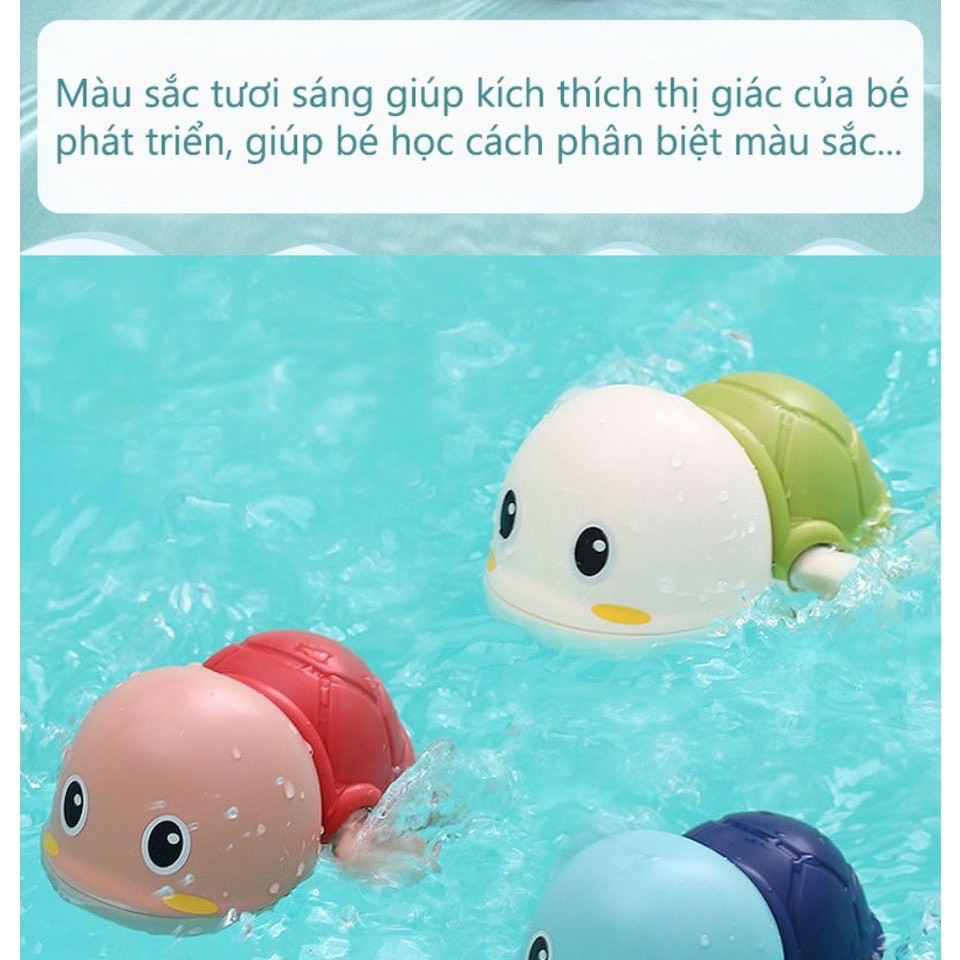 Đồ Chơi Nhà Tắm Cho Bé  Rùa Bơi Siêu Đáng Yêu Cho Bé Dùng Để Chơi