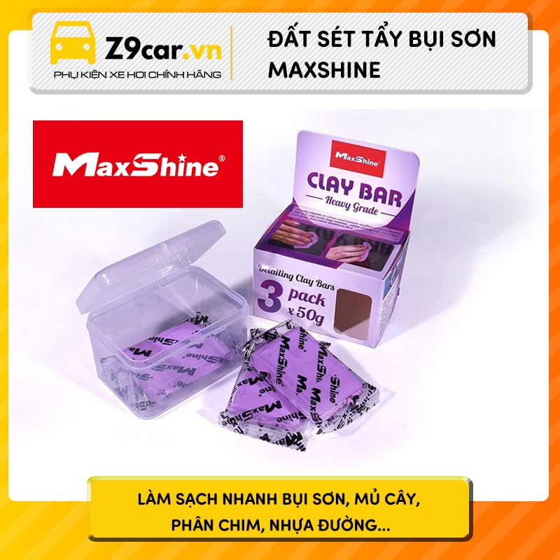 Đất sét tẩy bụi sơn MaxShine Magic clay bar cho ô tô