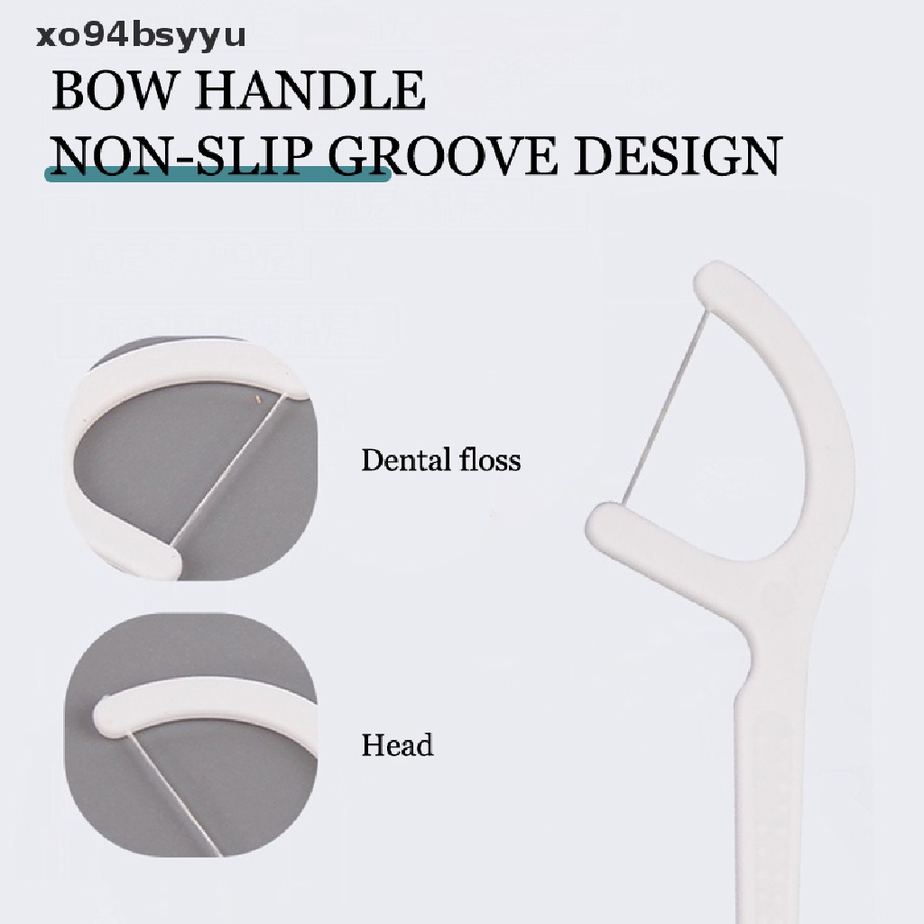 Set 4 tăm chỉ nha khoa/ Hộp đựng tự động + tăm chỉ nha khoa tiện lợi