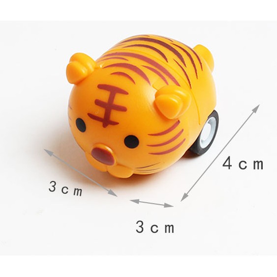 Sét 6 con vật chạy bánh đà siêu đáng yêu cho bé