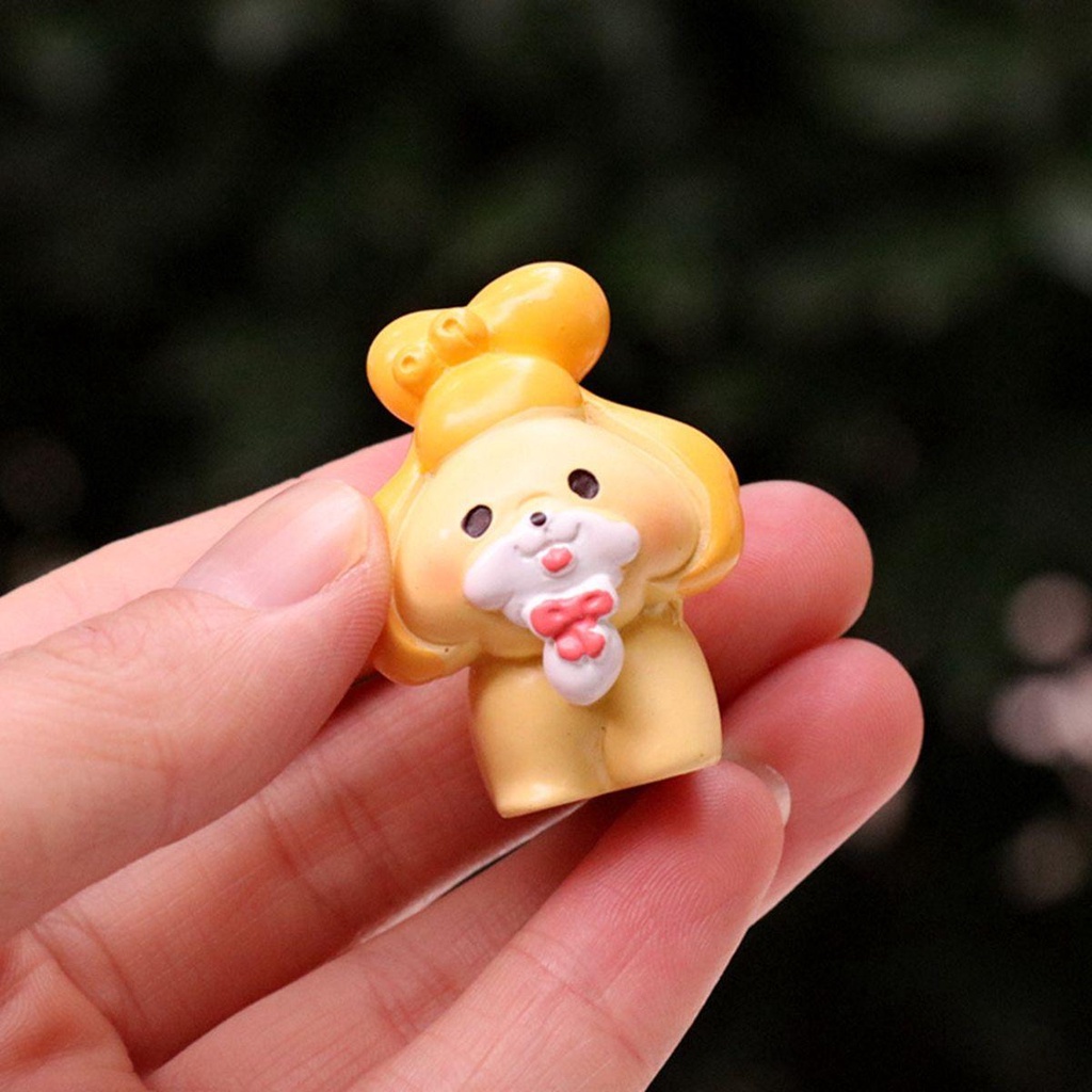 Đồ trang trí Chú Chó RALPH Mini Bằng Nhựa Resin Sáng Tạo Dùng Trang Trí