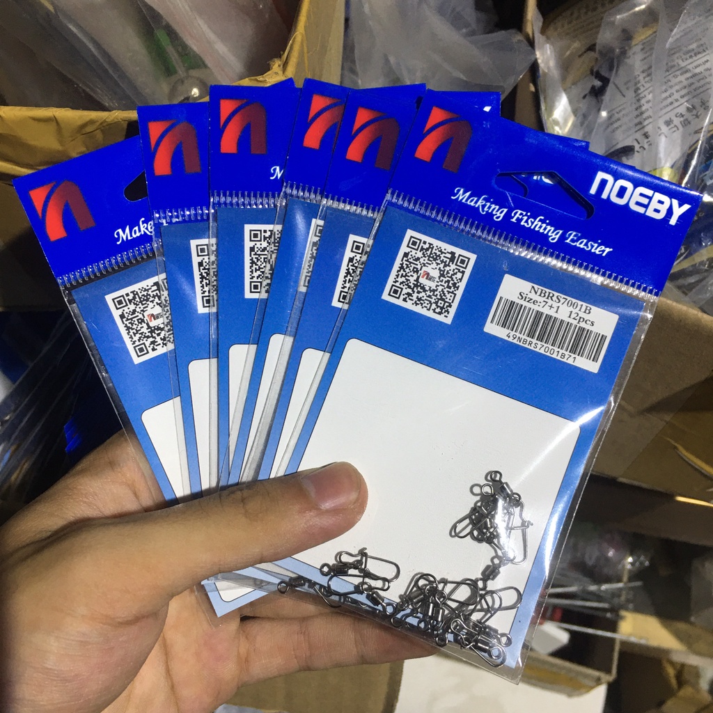 Vỉ 12 khóa lure Noeby câu lure chuyên dụng phukiencaulure25 khóa lure Noeby