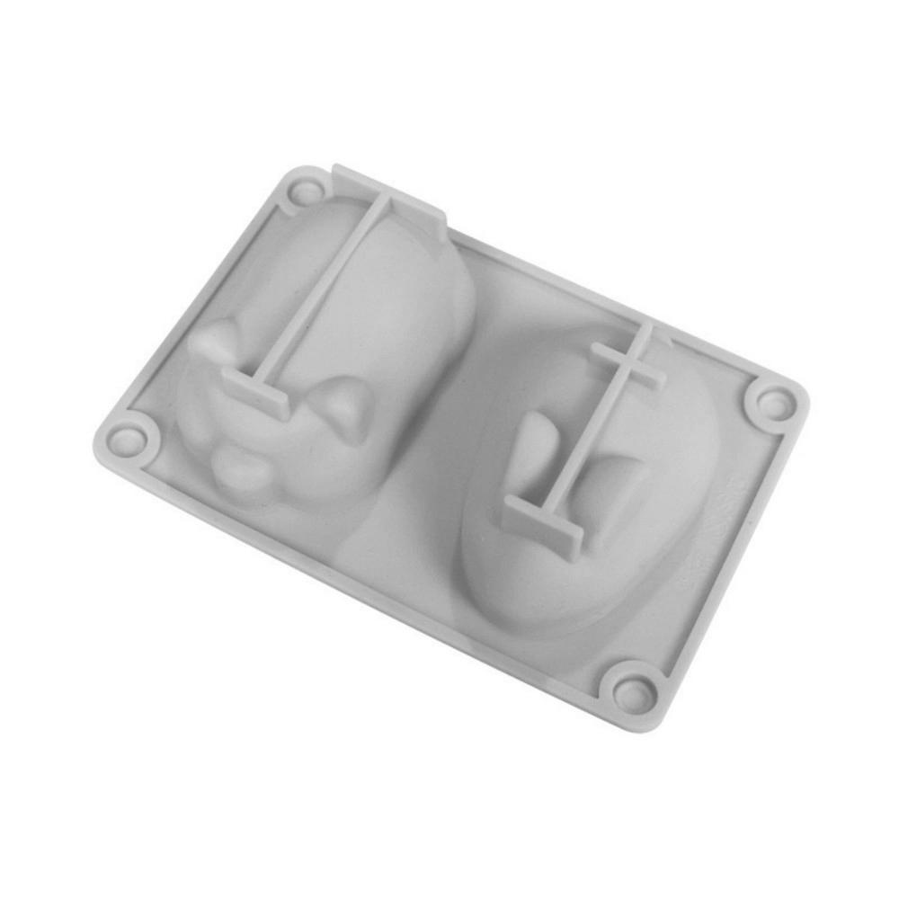 Khuôn Silicone Làm Bánh Hình Thỏ / Heo Đáng Yêu