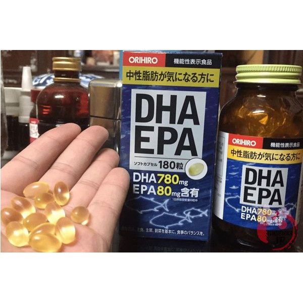 Viên uống bổ não DHA EPA Orihiro 180 viên