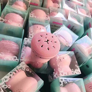 Miếng Massage Rửa Mặt Bạch Tuộc Silicon