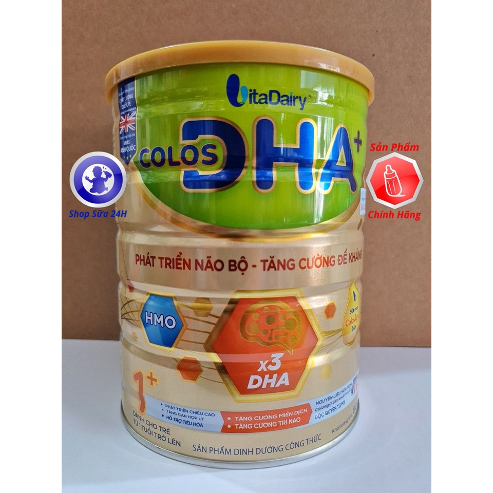 [QUÉT QR TÍCH XU] Combo 4 Hộp Sữa Bột Colos DHA 0+, 1+ Loại 800g