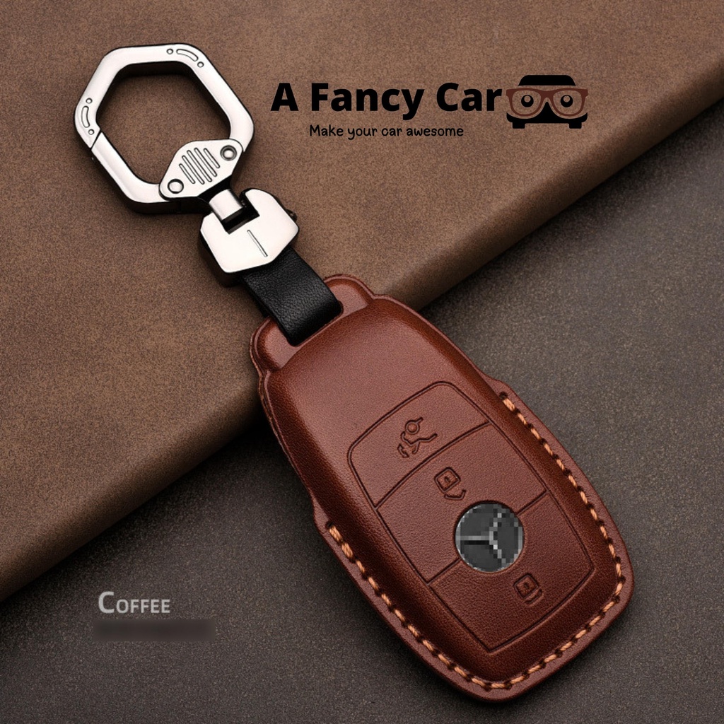 Bao da chìa khoá Mercedes C class, Mercedes E class, Mercedes S Class, Mercedes GLC, Mercedes G63 sang trọng cao cấp