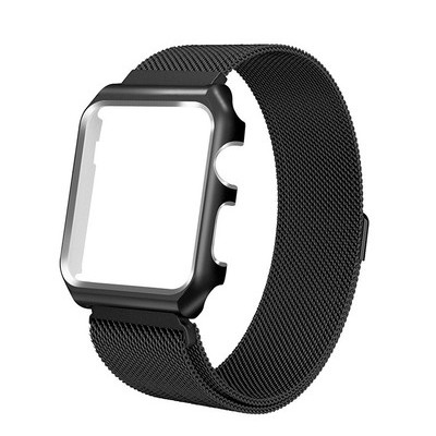 Dây đeo tay kèm vỏ thay thế cho đồng hồ thông minh for Apple Watch Series 6 SE 5 4 3 2 1 38mm 40mm 42mm 44mm