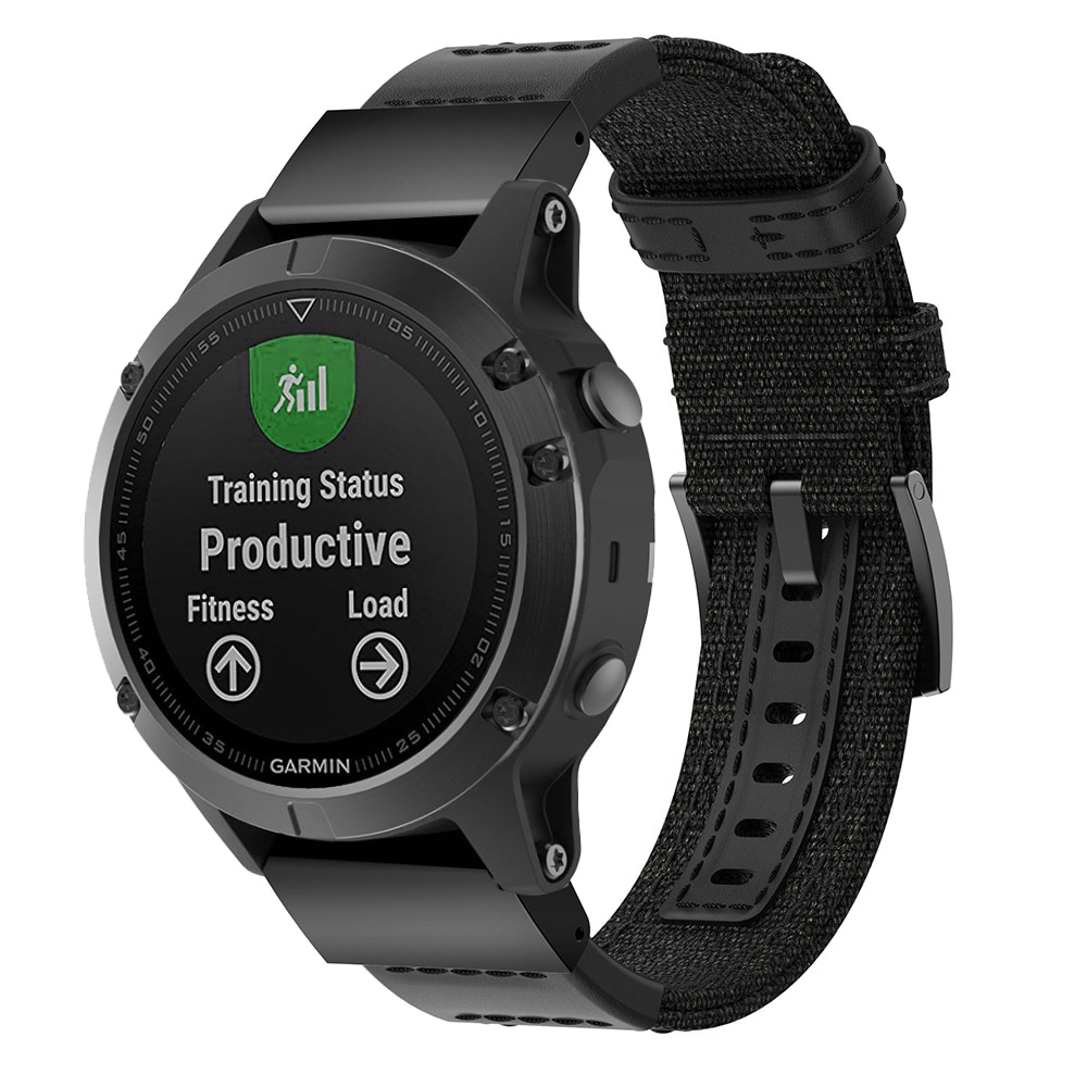 Dây đeo đồng hồ thông minh 26mm 22mm bằng nylon tháo lắp nhanh cho Garmin Fenix 5X 5 Plus 3 3HR 6 6x Pro
