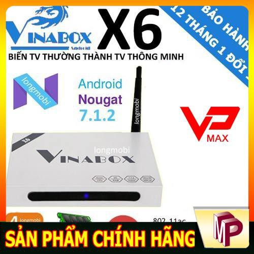 Androi Box VINABOX X6 RAM 2GB cực mạnh - Minh Phong Store