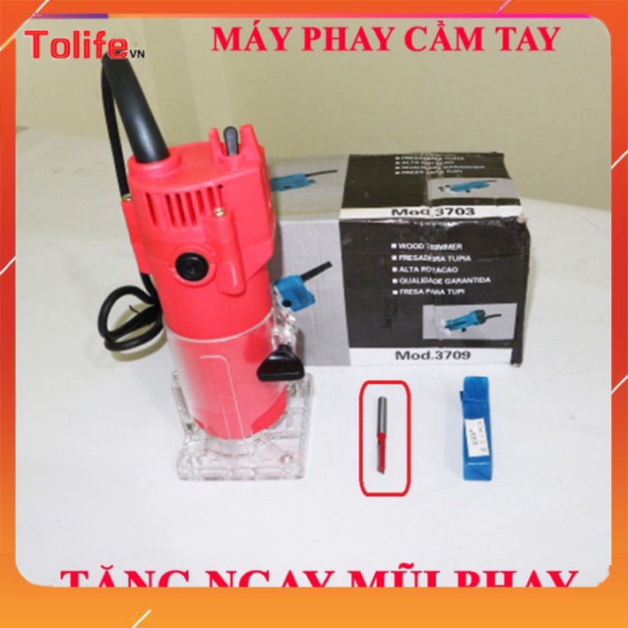 Máy phay gỗ -máy soi chỉ gỗ cầm tay-phay alu-tặng mũi và phụ kiện_LT official _TP7