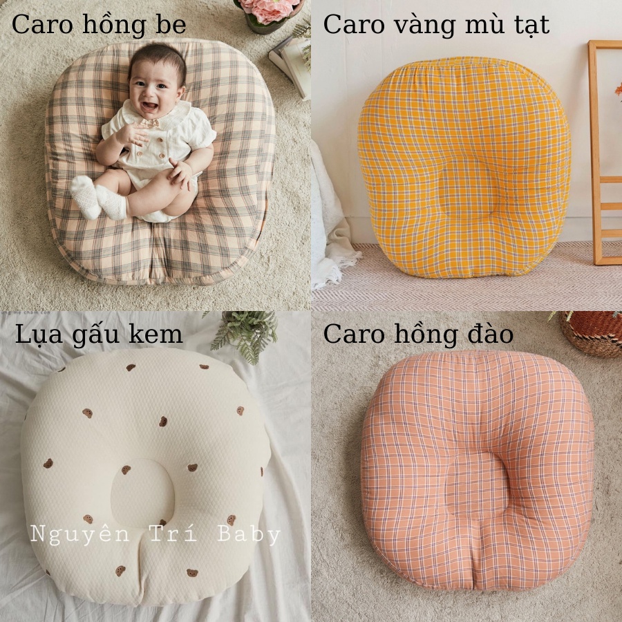 [TẶNG TÚI ĐỰNG] Gối chống trào ngược Rototo bebe Hàn Quốc