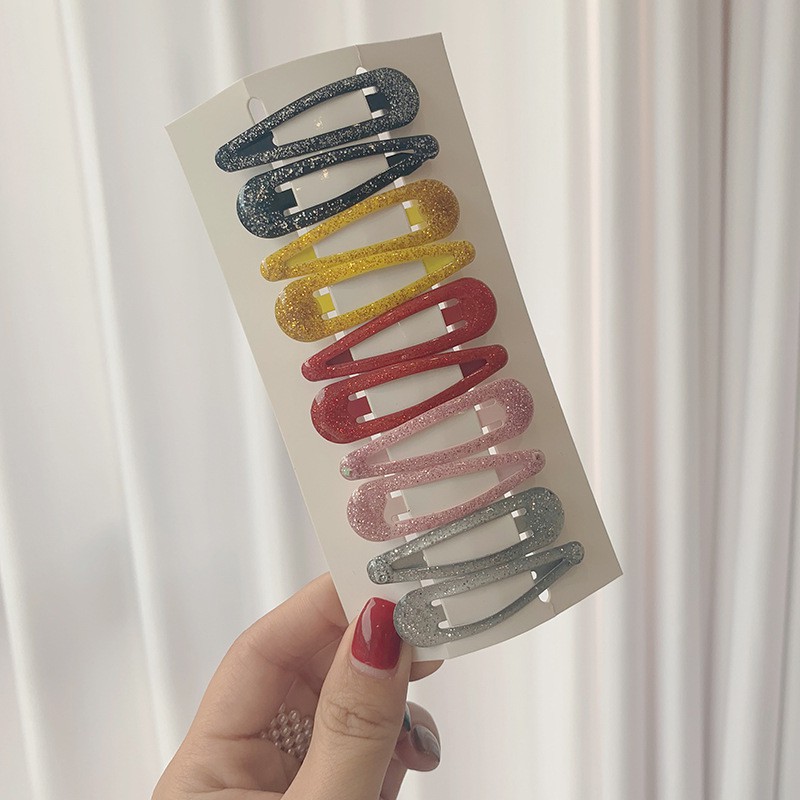 Kẹp Tóc Hình Giọt Nước Chất Liệu Hợp Kim