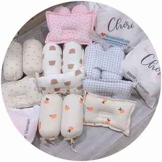 Bộ gối chặn bông kèm gối cheri