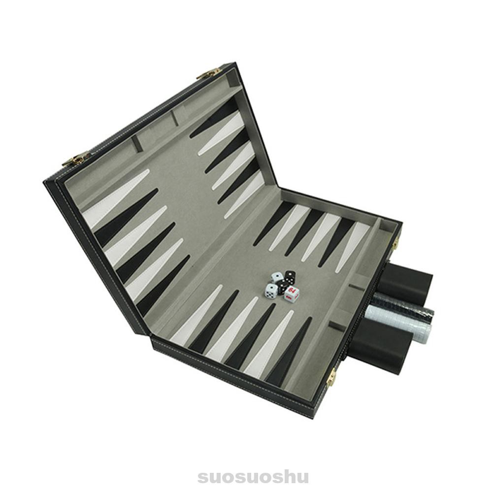 Gift Folding Portable Educational Toy Entertainment Backgammon Set | BigBuy360 - bigbuy360.vn