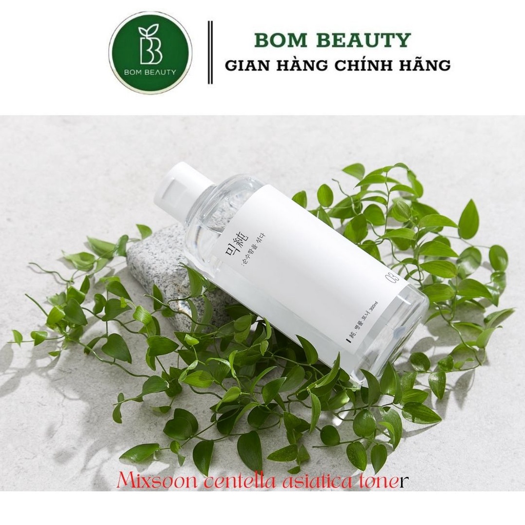 Nước hoa hồng chiết xuất rau má Mixsoon Centella Asiatica Toner