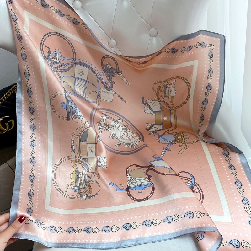 KHĂN LỤA VUÔNG QUẤN ÁO SIZE 70x70cm - Maben