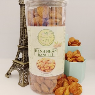Hạnh Nhân Rang Bơ Mỹ mỏng vỏ Vive (hũ 500g)