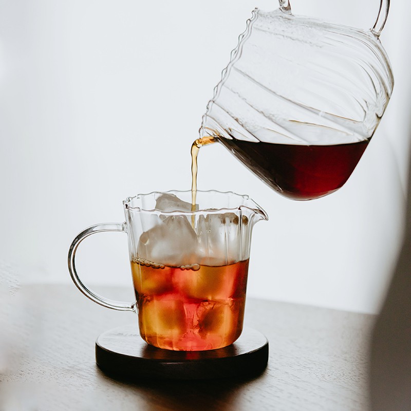 Bình Nước Thủy Tinh Chịu Nhiệt Có Tay Cầm Dung Tích 300 / 550ml