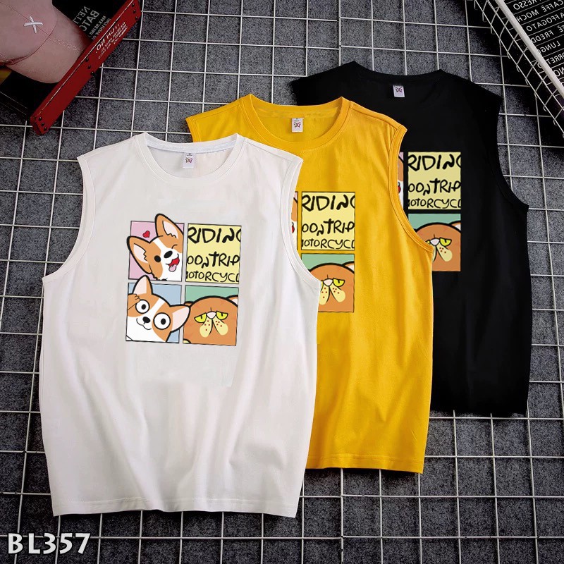Áo tanktop - Áo thun ba lỗ UNISEX BL357