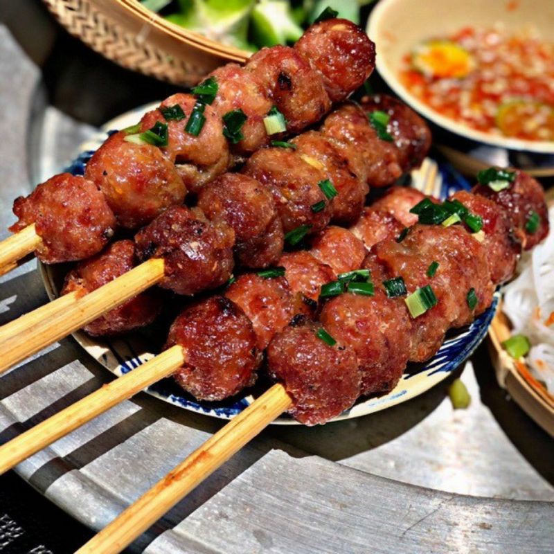 RẺ NHẤT SHOPEE NEM LỤI NƯỚNG GÓI 500G