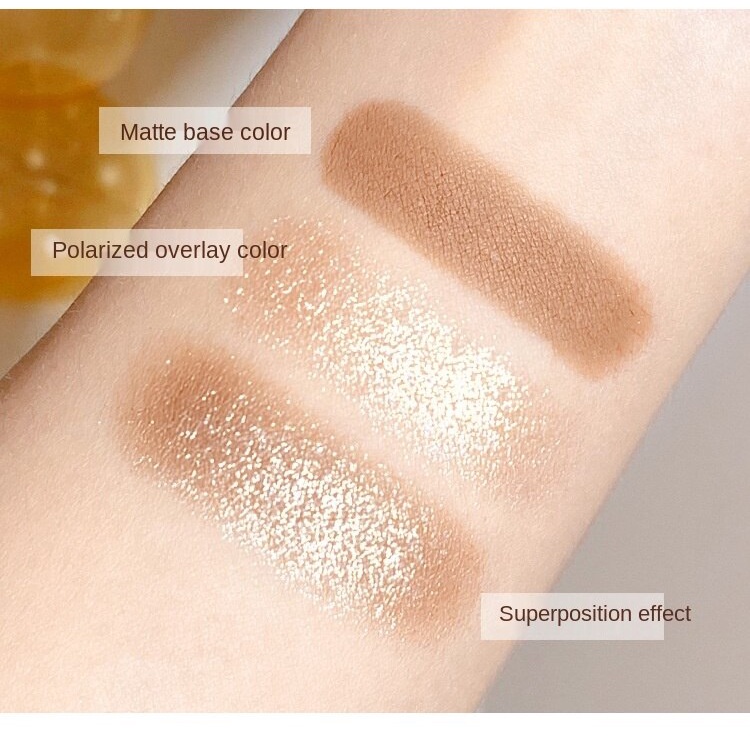 [Hàng mới về] Bảng Phấn Mắt 2 Màu Sắc Tông Lì / Cam / Bí Ngô / Trái Cây Độc Đáo | BigBuy360 - bigbuy360.vn