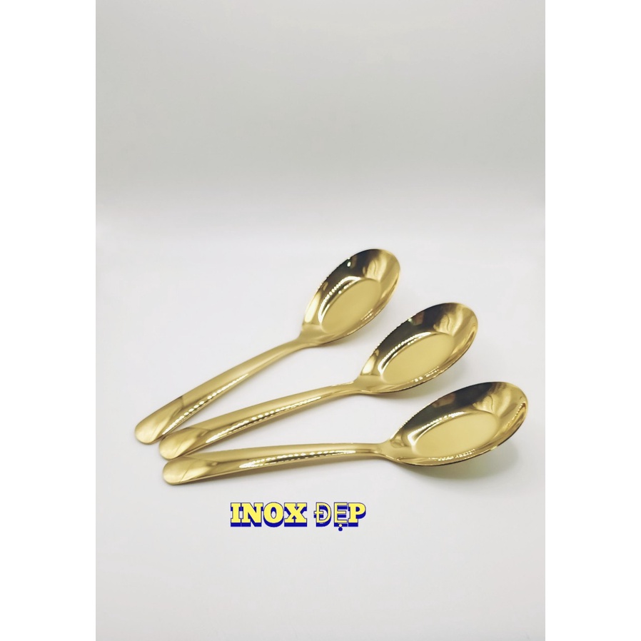 Muỗng canh 100% inox 304 cao cấp  không gỉ sáng bóng và an toàn cho sức khoẻ