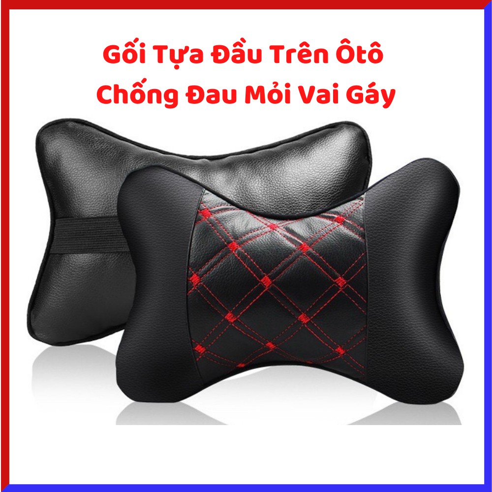 Gối tựa đầu trên xe ô tô xe hơi , gối đầu chống đau mỏi vai gáy tiện lợi mọi loại xe TIME HOME