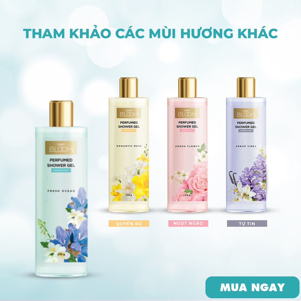 Sữa Tắm Nước Hoa Cindy Bloom Fresh Ocean 270g