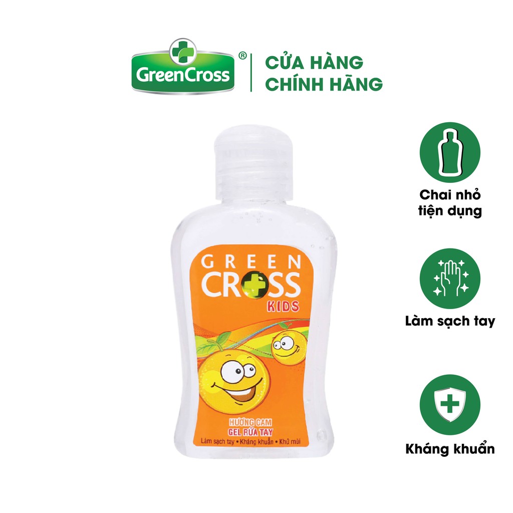 Gel Rửa Tay Trẻ Em Green Gross Hương Cam Chai 100ml - 100524825