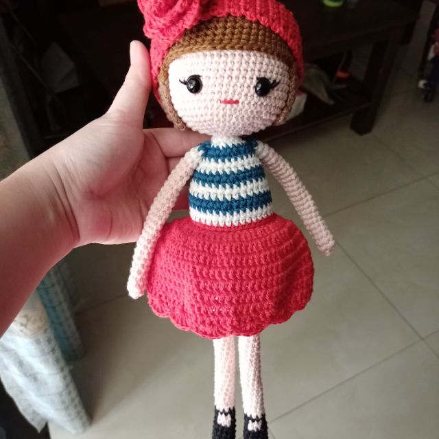 Búp bê móc len handmade - BÚP BÊ CARMEN