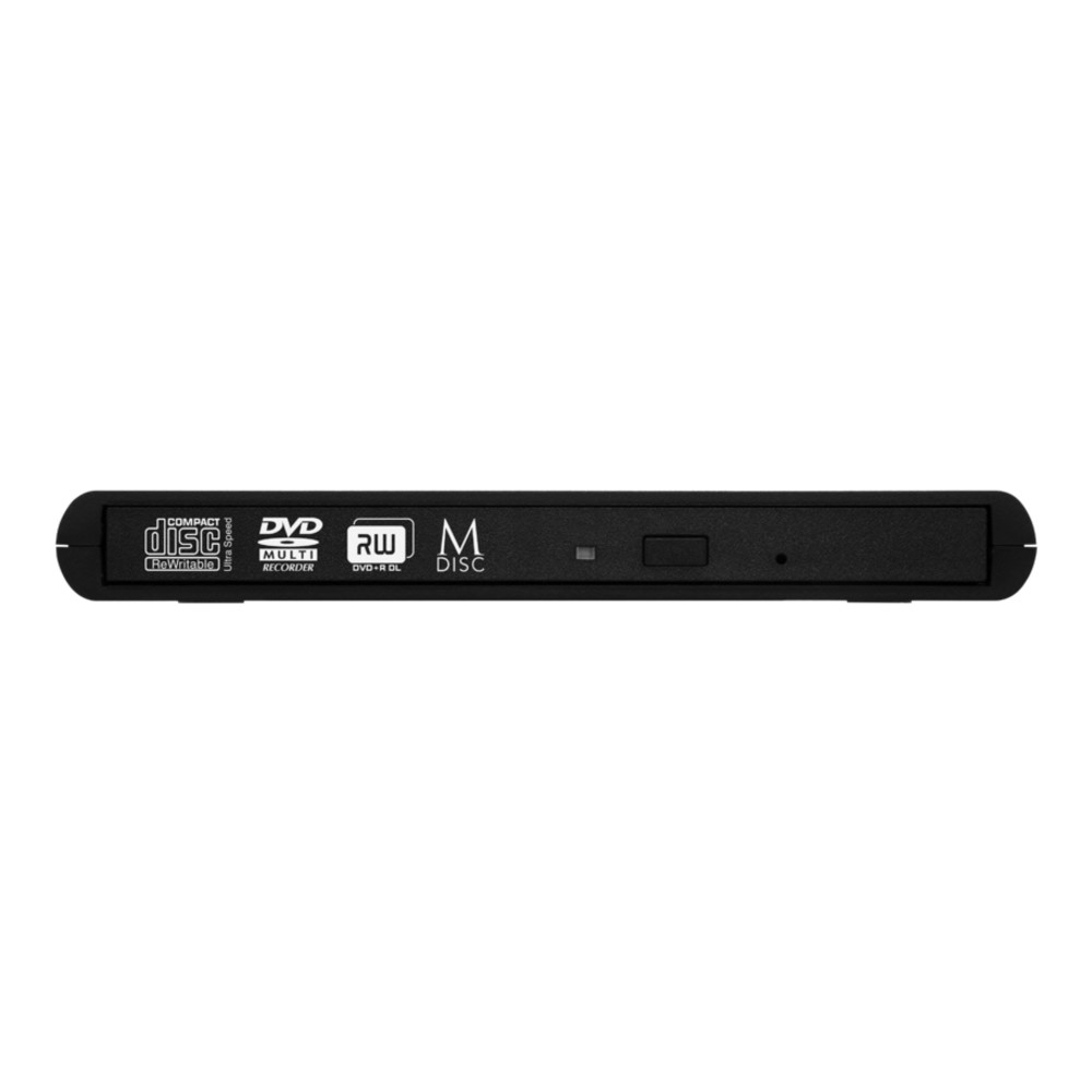 Ô đĩa cắm ngoài Verbatim Silmline CD/DVD USB 2.0 Đen