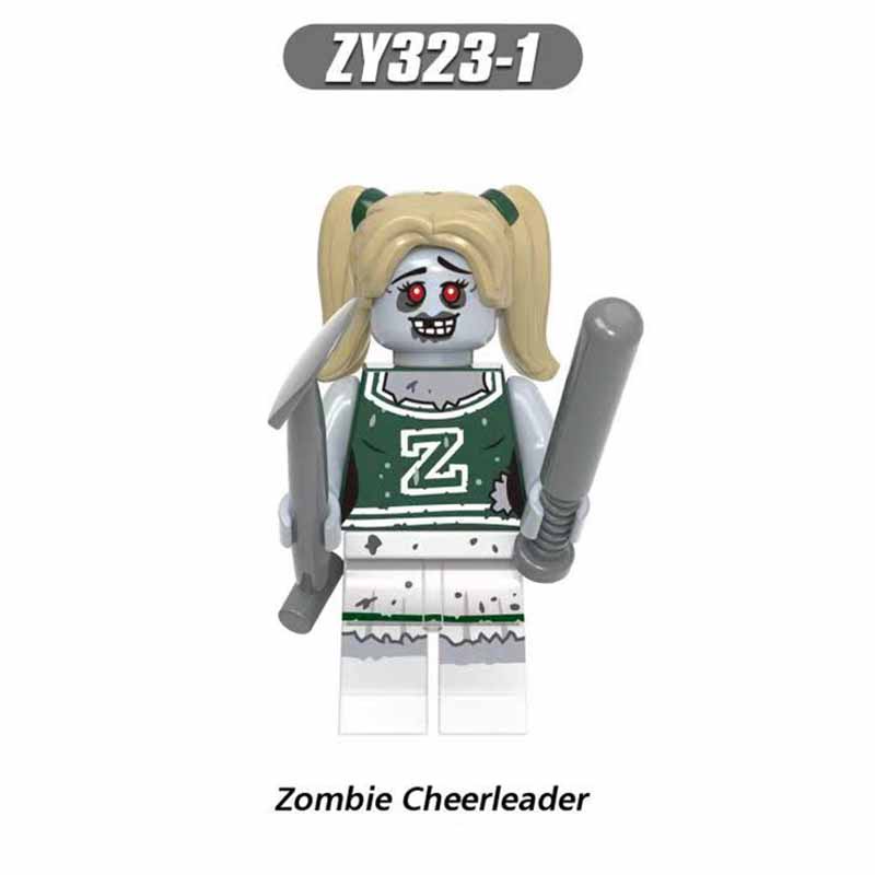 SLUBAN Bộ Đồ Chơi Lắp Ráp Mô Hình Bộ Xương Zombies Cỡ Nhỏ Tương Thích Với Thương Hiệu Dẫn