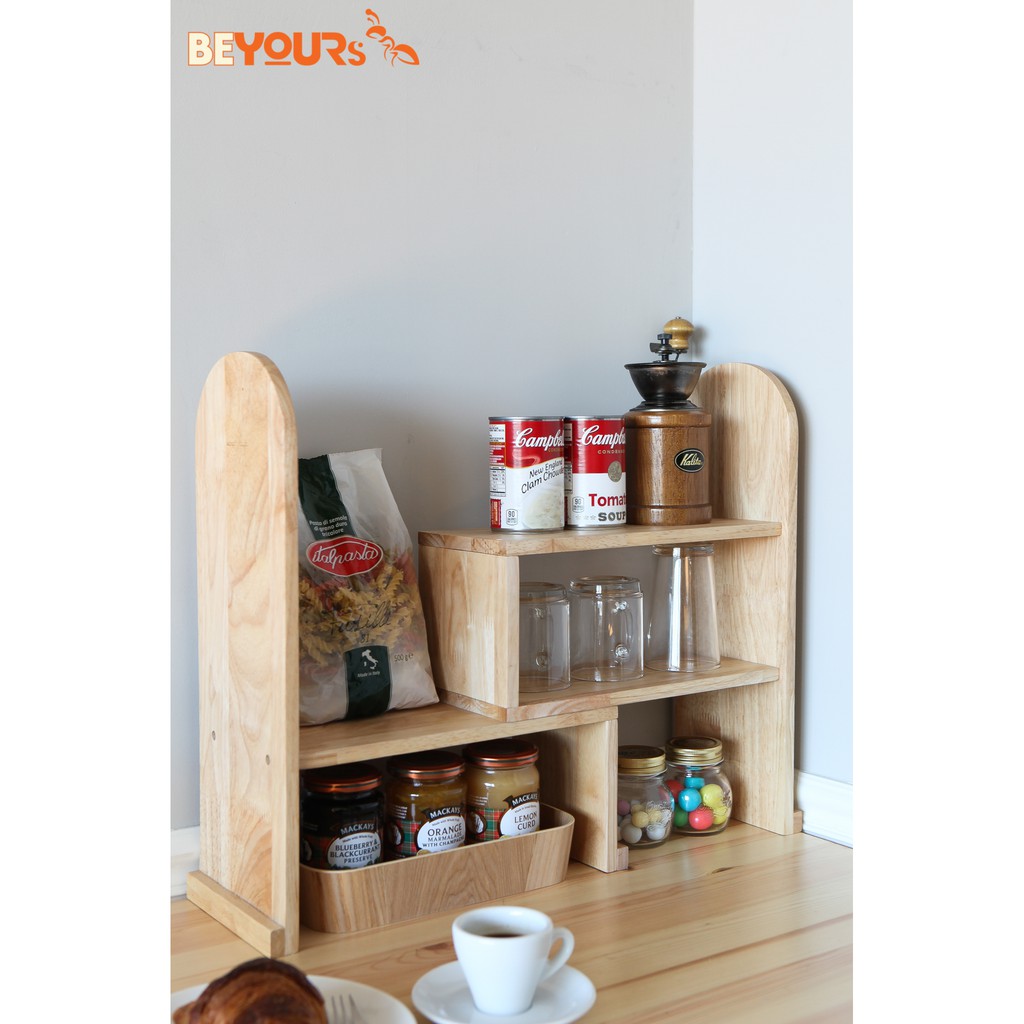 Kệ Bếp Đựng Gia Vị Đa Năng Gỗ BEYOURs Cup Shelf Đồ Dụng Cụ Nhà Bếp Thông Minh