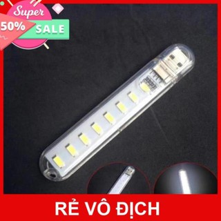 [Combo 2 Đèn Led] Đèn Led Mini 8 Bóng Siêu Sáng Cổng USB