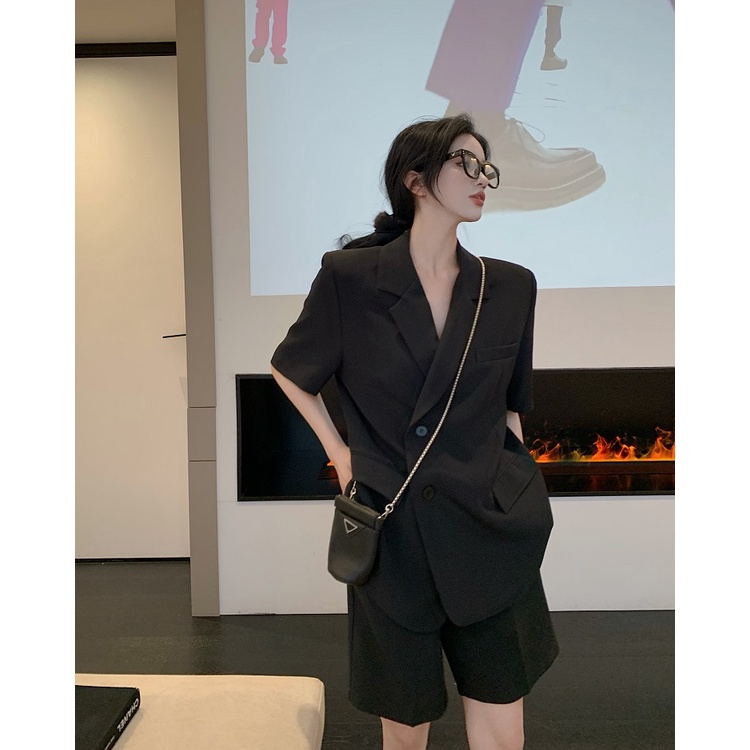 [SẴN]- CÓ TÁCH SÉT Áo blazer + Quần short cá tính phong cách Ulzzang(S52)