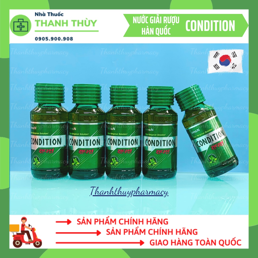 Nước Giải Rượu Mát Gan Hàn Quốc Condition - Chai 75Ml