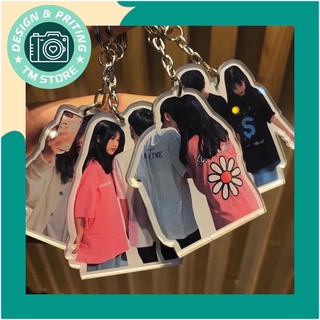 MÓC KHOÁ CHIBI CẮT THEO DÁNG ẢNH THEO YÊU CẦU