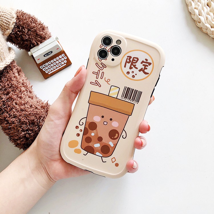 Ốp lưng iphone MilkTea Girl IMD viền cong dày dặn 5/5s/6/6plus/6s/6splus/7/7plus/8/8plus/x/xs/11/12/pro/max/plus/promax | BigBuy360 - bigbuy360.vn