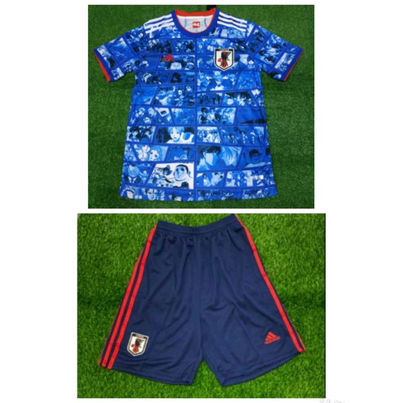 1 Bộ Đồ Jersey Đội Tuyển World Cup Nhật Bản Màu Xanh Dương Size Lớn Jumbo XXL 2XL 3XL XXXL Năm Mới 2020 2021 2022