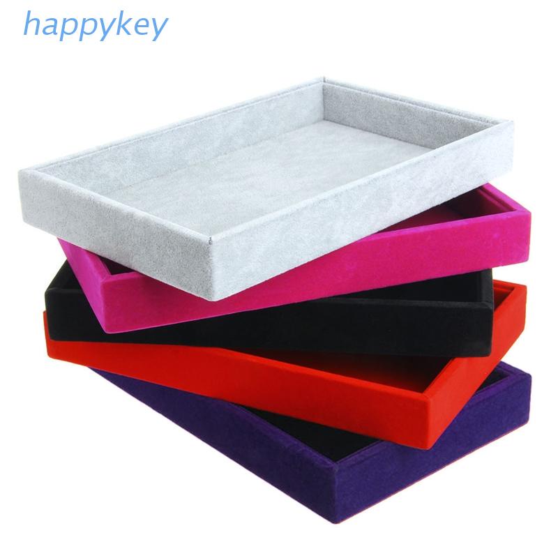Khay đựng trang sức bằng vải nhung có thể xếp chồng lên nhau tiện dụng chất lượng cao