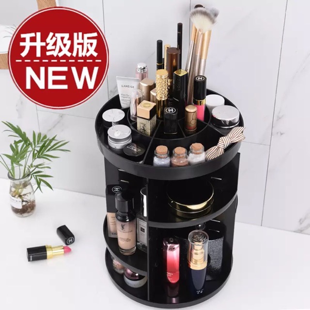 Kệ xoay đựng đồ trang điểm 360 độ