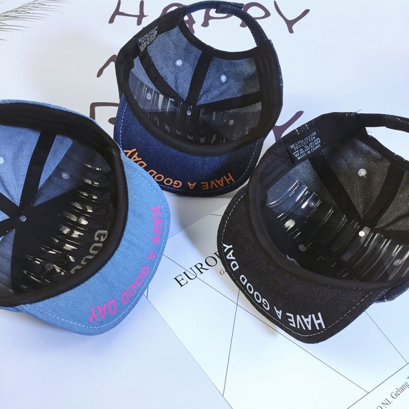 Mũ bóng chày in chữ đáng yêu