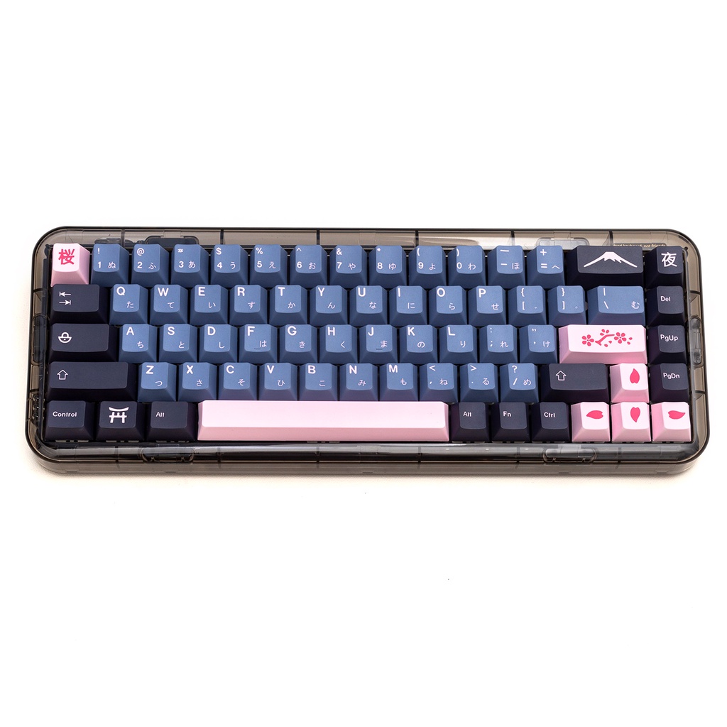 141 Phím JTK NightSakura Keycaps Cherry Profile Nhật Bản PBT Dye Sub Bàn phím cơ Keycap Set